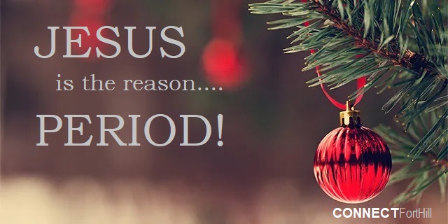 JESUS is the reason PERIOD!